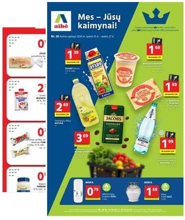 Aibė - Aibė akcijų leidinys Nr. 20 (2026.10.15 - 2026.10.27) 2026-10-15 – 2026-10-27