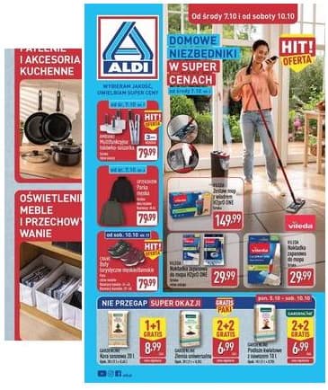 Aldi - Artykuły przemysłowe i tekstylia od środy 7.10 i od soboty 10.10 2026-10-07 – 2026-10-10