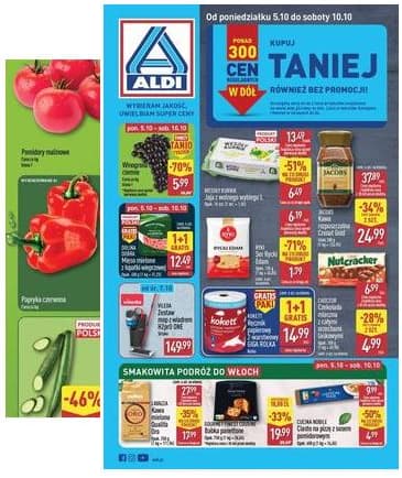 Aldi - Pełna oferta od poniedziałku 5.10 do soboty 10.10 2026-10-05 – 2026-10-10