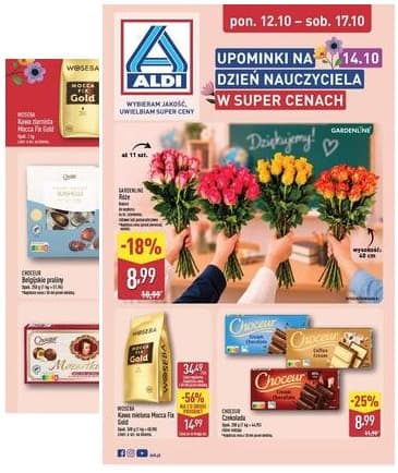Aldi - Szeroka oferta upominków na dzień nauczyciela od poniedziałku 12.10 do soboty 17.10 2026-10-12 – 2026-10-17
