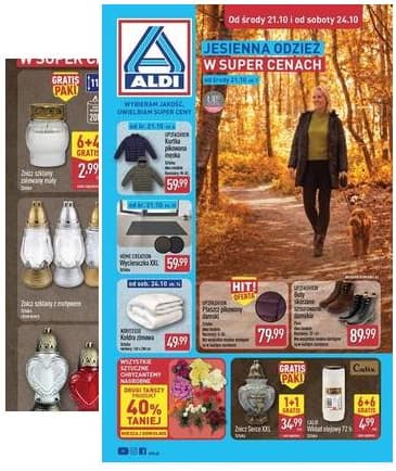 Aldi - Artykuły przemysłowe i tekstylia od środy 21.10 i od soboty 24.10 2026-10-21 – 2026-10-24
