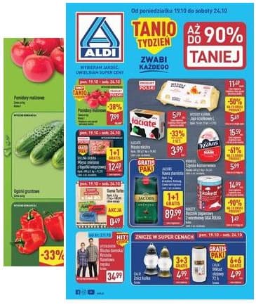 Aldi - Pełna oferta od poniedziałku 19.10 do soboty 24.10 2026-10-19 – 2026-10-24