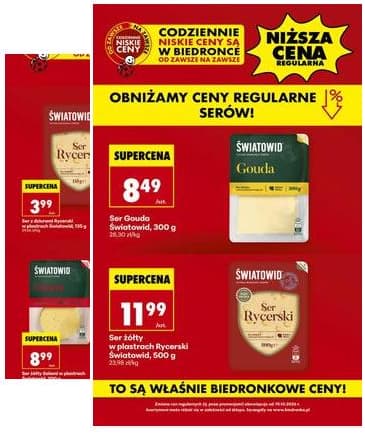 Biedronka - Sery - od 19.10 NUO 2026-10-19