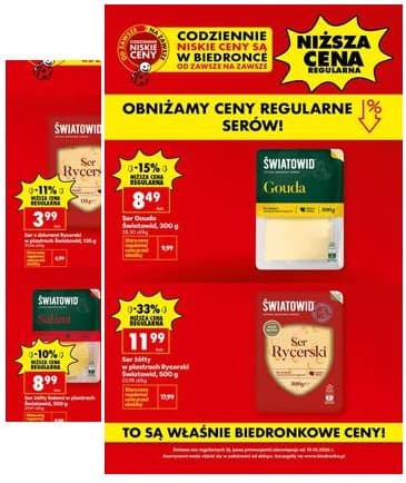 Biedronka - Sery - od 19.10 NUO 2026-10-19