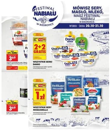 Biedronka - Festiwal nabiału - od 20.10 2026-10-20 – 2026-10-21