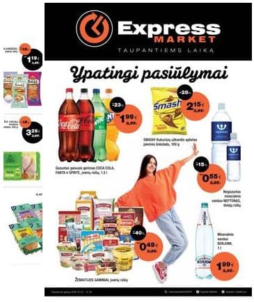 Express Market - Express Market akcijų leidinys 2026-10-04 – 2026-10-24