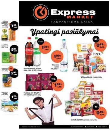 Express Market - Express Market akcijų leidinys 2026-10-25 – 2026-11-14
