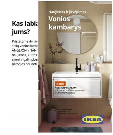 Ikea - Ikea katalogas "Vonios kambarys" IKI 2026-12-31