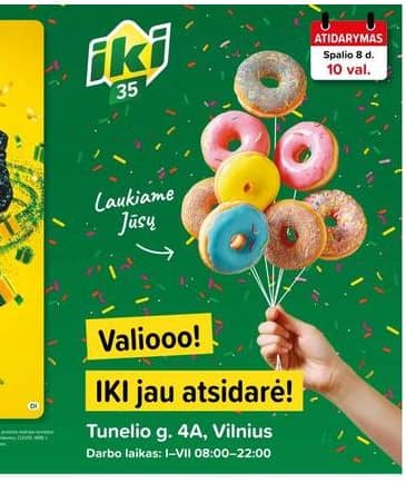Iki - Specialūs pasiūlymai IKI Tunelio parduotuvės klientams 2026-10-08 – 2026-10-11