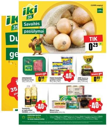 Iki - Specialūs pasiūlymai IKI parduotuvės klientams 2026-10-12 – 2026-10-18