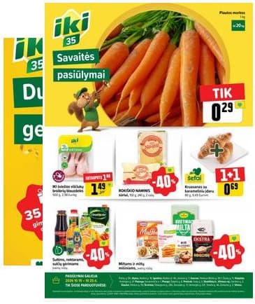 Iki - Specialūs pasiūlymai IKI parduotuvės klientams 2026-10-19 – 2026-10-25