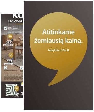 JYSK - Jysk akcijų leidinys 2026-10-13 – 2026-11-02