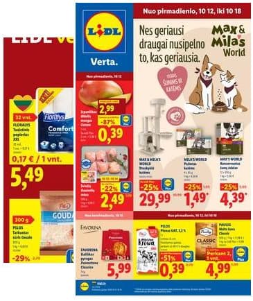 Lidl - LIDL SAVAITĖS Maisto prekių akcijų leidinys 2026-10-12 – 2026-10-18