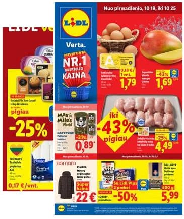 Lidl - LIDL SAVAITĖS Maisto prekių akcijų leidinys 2026-10-19 – 2026-10-25