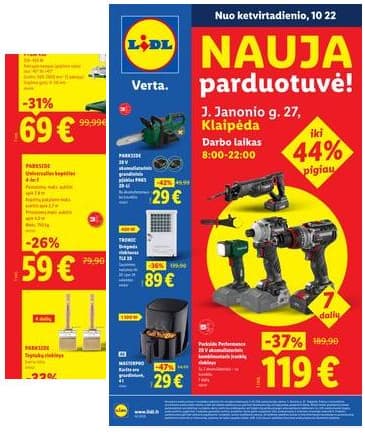 Lidl - J. Janonio g. 27, Klaipėda 2026-10-19 – 2026-10-25