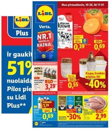 Lidl - LIDL SAVAITĖS Maisto prekių akcijų leidinys 2026-10-26 – 2026-11-01