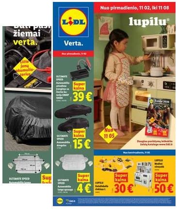 Lidl - LIDL Ne maisto prekių akcijų leidinys 2026-11-02 – 2026-11-08