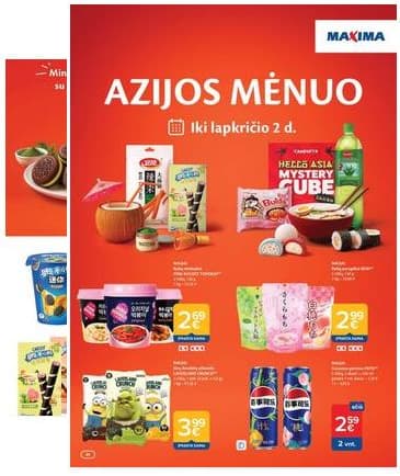 Maxima - AZIJOS MĖNUO 2026-10-06 – 2026-11-02