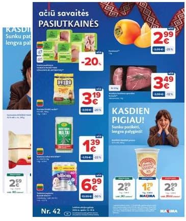 Maxima - Naujausias Maxima "AČIŪ" akcijų leidinys | 2026-10-06 - 2026-10-12 2026-10-13 – 2026-10-19
