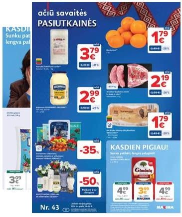 Maxima - Naujausias Maxima "AČIŪ" akcijų leidinys | 2026-10-13 - 2026-10-19 2026-10-20 – 2026-10-26