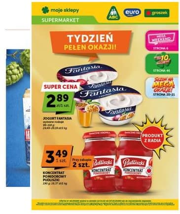 Moje Sklepy (Groszek, ABC) - Moje Sklepy "Supermarket" akcijų leidinys 2026-10-01 – 2026-10-07
