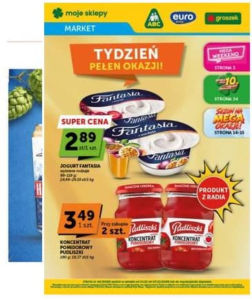 Moje Sklepy (Groszek, ABC) - Moje Sklepy "Market" akcijų leidinys 2026-10-01 – 2026-10-07