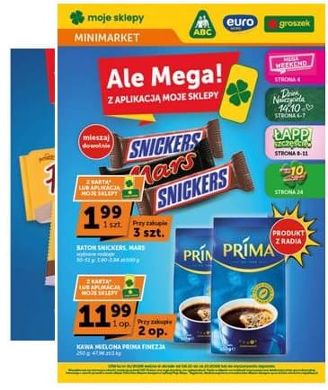 Moje Sklepy (Groszek, ABC) - Moje Sklepy "Minimarket" akcijų leidinys 2026-10-08 – 2026-10-14