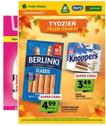 Moje Sklepy (Groszek, ABC) - Moje Sklepy "Minimarket" akcijų leidinys 2026-10-15 – 2026-10-21