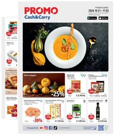 PROMO Cash&Carry - PROMO Cash&Carry leidinys 2026-10-21 – 2026-11-03