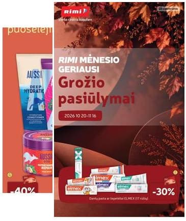 Rimi - GROŽIO prekių katalogas Nr. 11 2026-10-20 – 2026-11-16