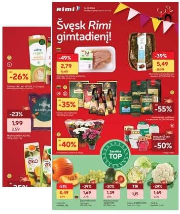 Rimi - Savaitinis akcijų leidinys Nr. 44 (2026) 2026-10-27 – 2026-11-02