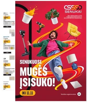 Senukai - Senukai akcijų leidinys Nr. 34 2026-10-09 – 2026-10-20