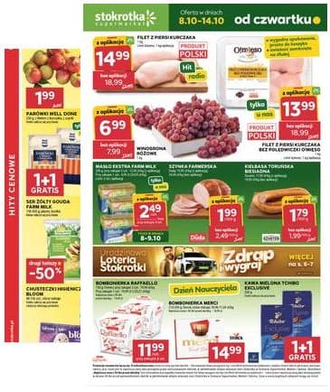 Stokrotka - Stokrotka "Supermarket" parduotuvių akcijų leidinys 2026-10-08 – 2026-10-14