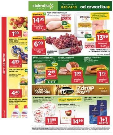 Stokrotka - Stokrotka "Market" parduotuvių akcijų leidinys 2026-10-08 – 2026-10-14