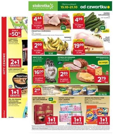 Stokrotka - Stokrotka "Supermarket" parduotuvių akcijų leidinys 2026-10-15 – 2026-10-21