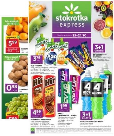 Stokrotka - Stokrotka "Express" parduotuvių akcijų leidinys 2026-10-15 – 2026-10-21
