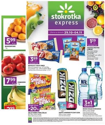 Stokrotka - Stokrotka "Express" parduotuvių akcijų leidinys 2026-10-29 – 2026-11-04
