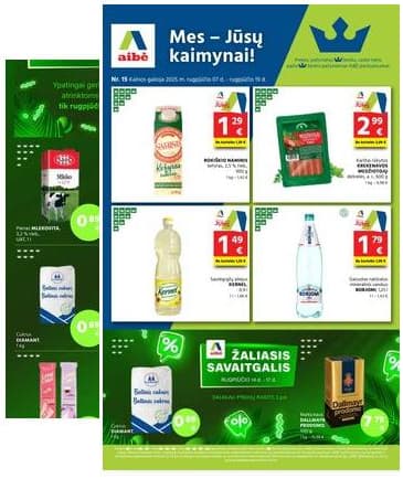 Aibė - Aibė akcijų leidinys Nr.15 | 2025.08.07 - 2025.08.19 2025-08-07 – 2025-08-19