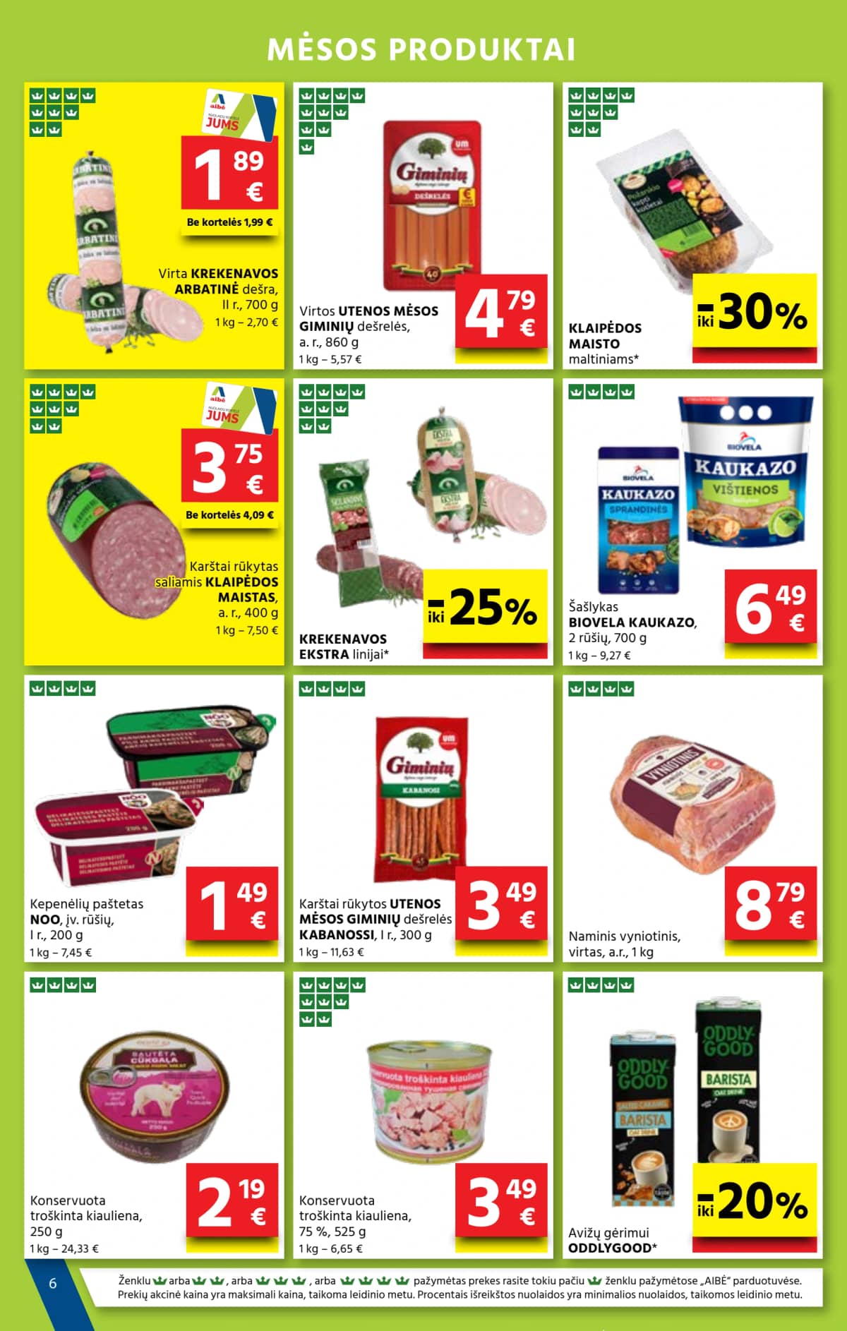 Aibė - Aibė akcijų leidinys Nr.15 | 2025.08.07 - 2025.08.19 6 puslapis