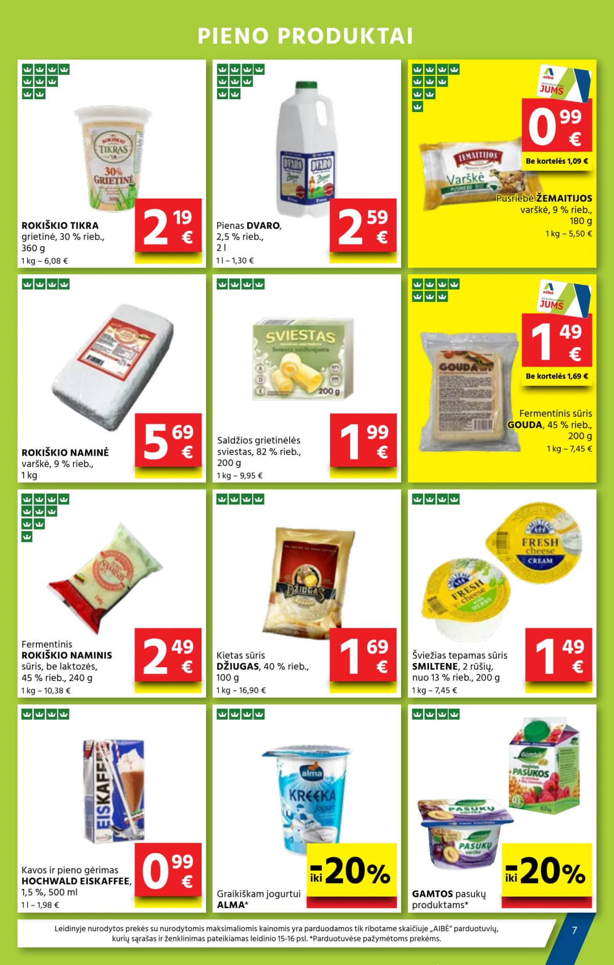 Aibė - Aibė akcijų leidinys Nr.15 | 2025.08.07 - 2025.08.19 7 puslapis