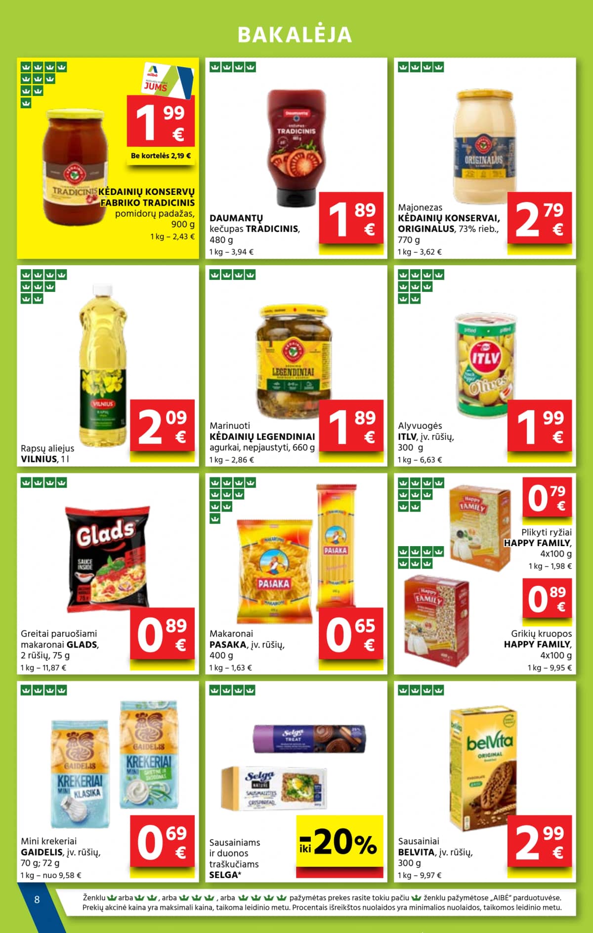 Aibė - Aibė akcijų leidinys Nr.15 | 2025.08.07 - 2025.08.19 8 puslapis
