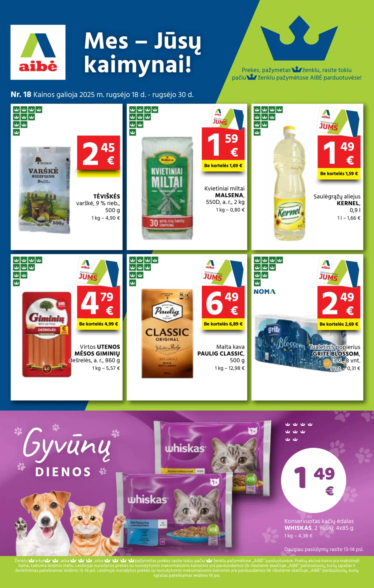 Aibė - Aibė. Leidinys Nr.18 (2025.09.18 - 2025.09.30) 1 puslapis
