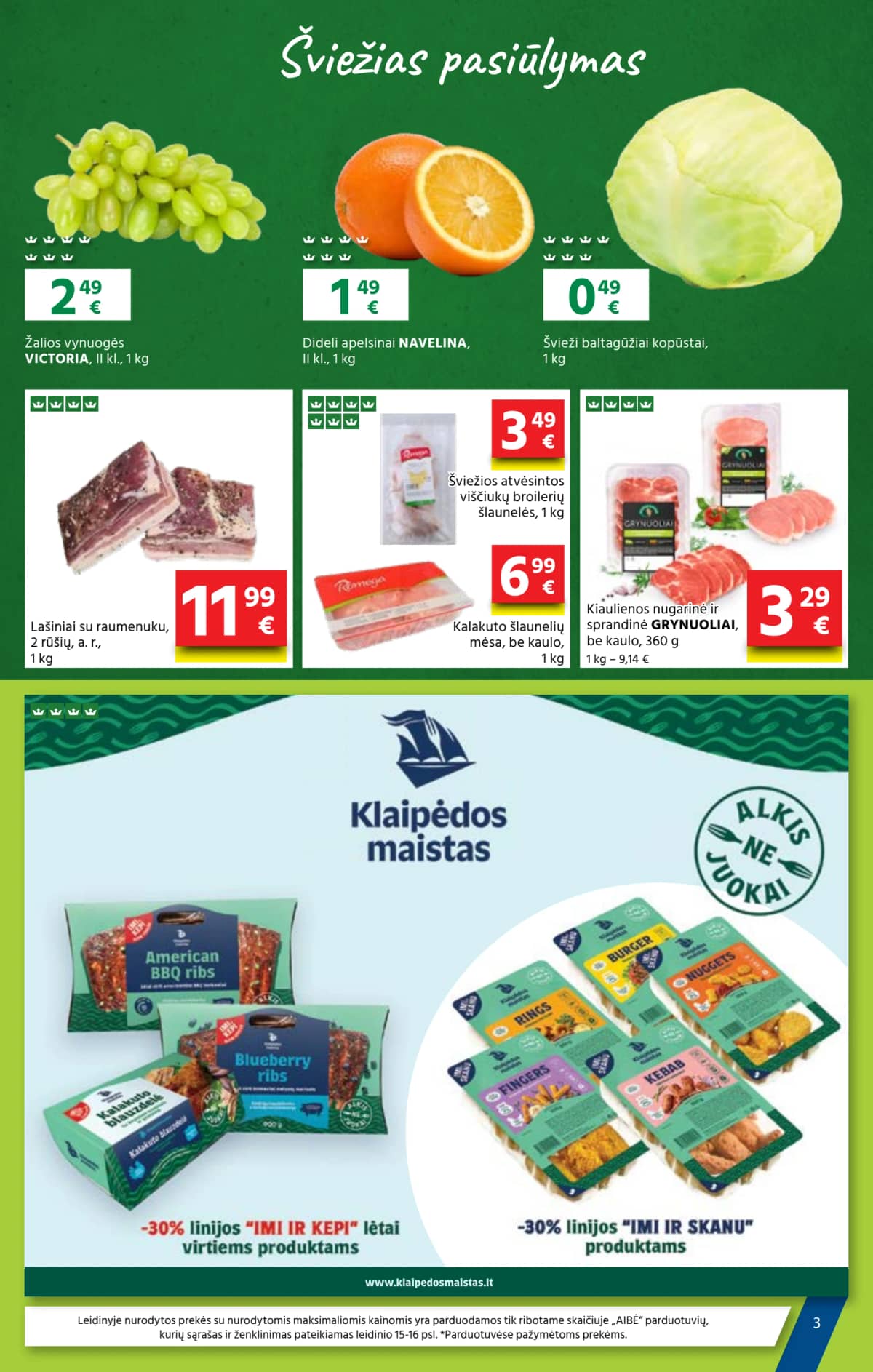 Aibė - AIBĖ akcijų Leidinys Nr. 19 | 2025-10-02 - 2025-10-14 3 puslapis