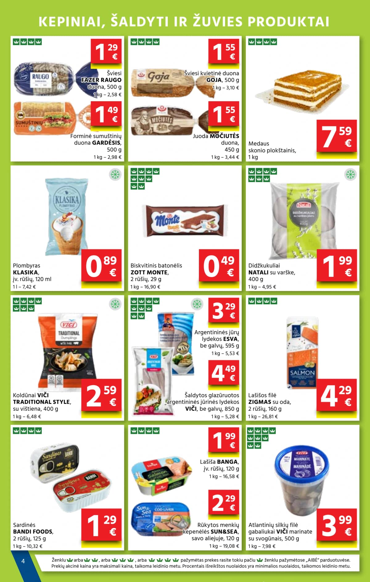 Aibė - AIBĖ akcijų Leidinys Nr. 19 | 2025-10-02 - 2025-10-14 4 puslapis