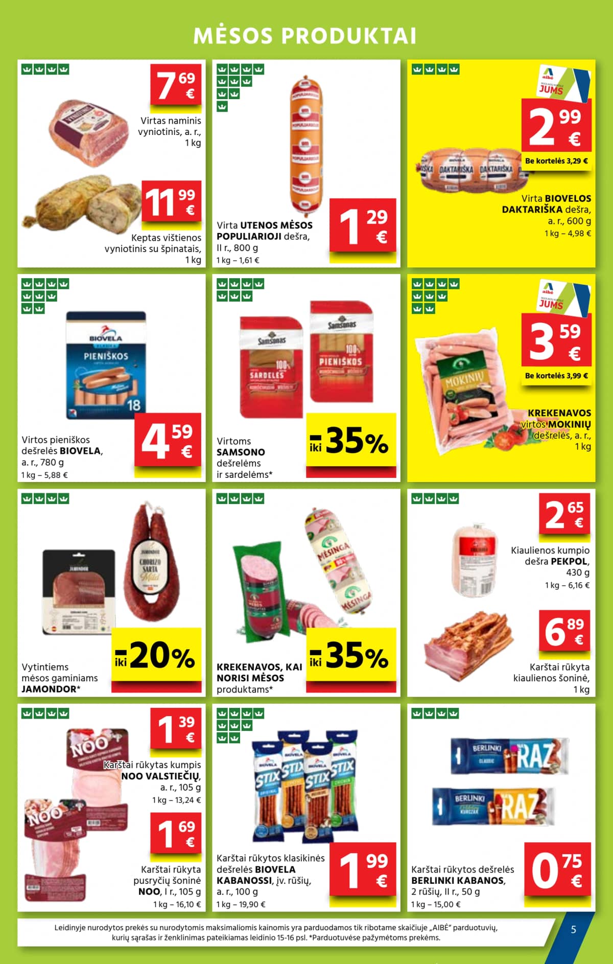 Aibė - AIBĖ akcijų Leidinys Nr. 19 | 2025-10-02 - 2025-10-14 5 puslapis