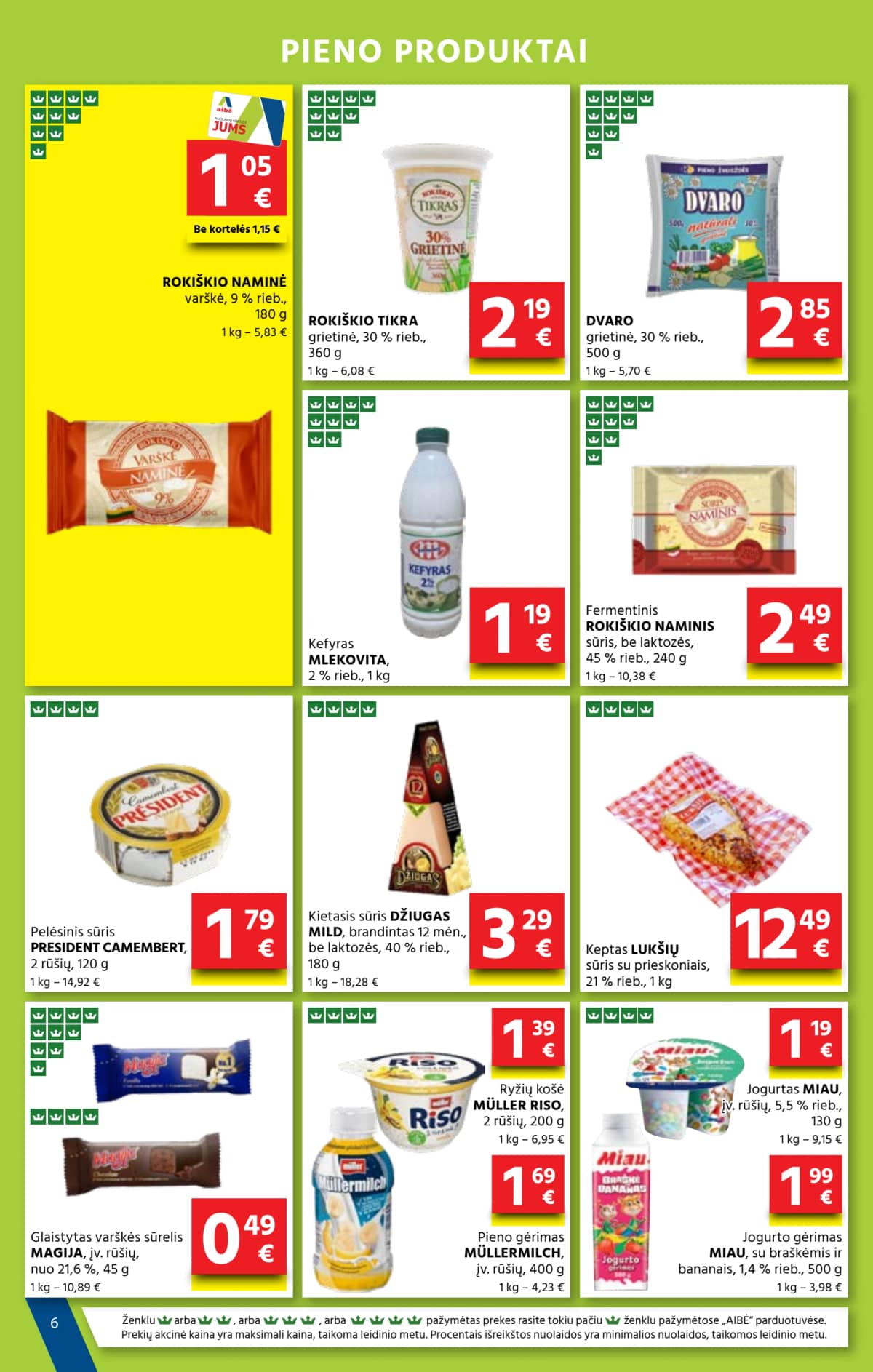 Aibė - AIBĖ akcijų Leidinys Nr. 19 | 2025-10-02 - 2025-10-14 6 puslapis