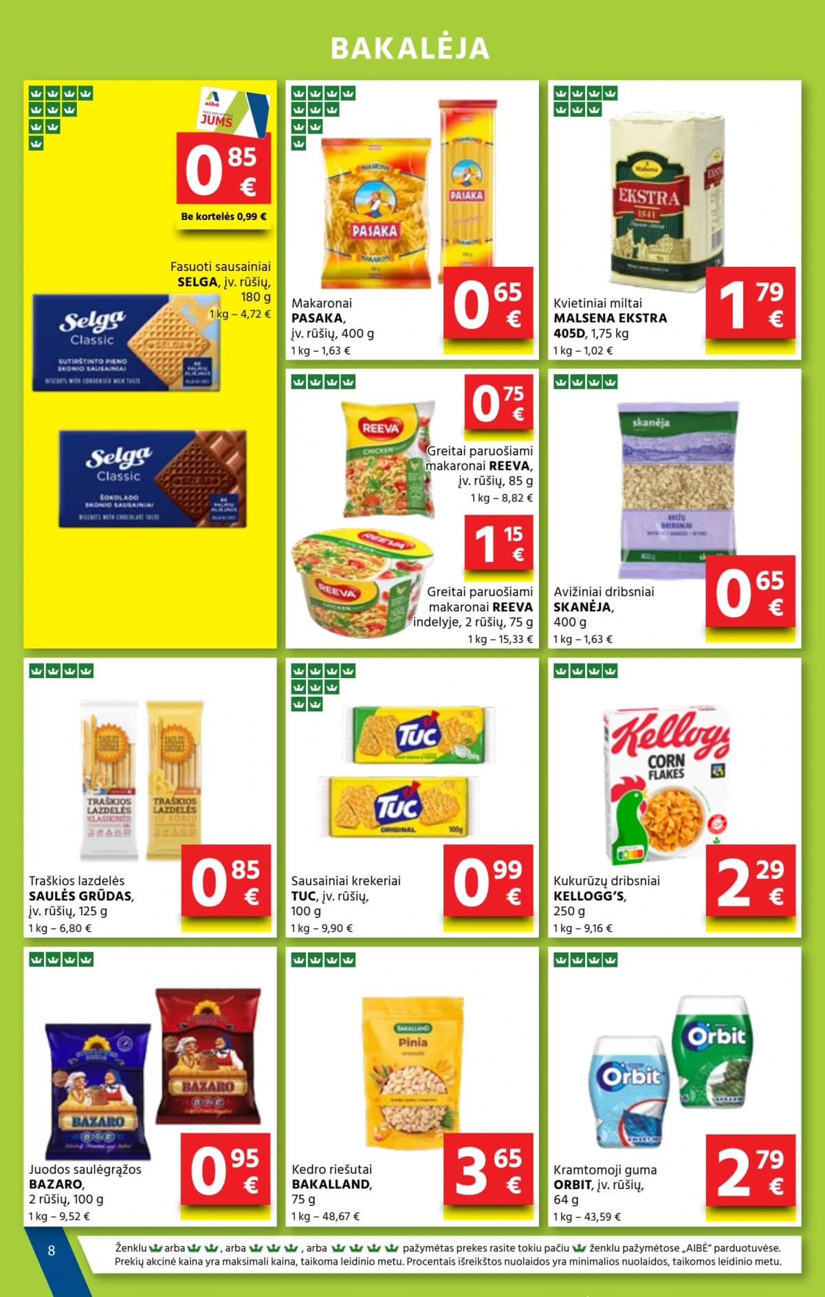 Aibė - AIBĖ akcijų Leidinys Nr. 19 | 2025-10-02 - 2025-10-14 8 puslapis
