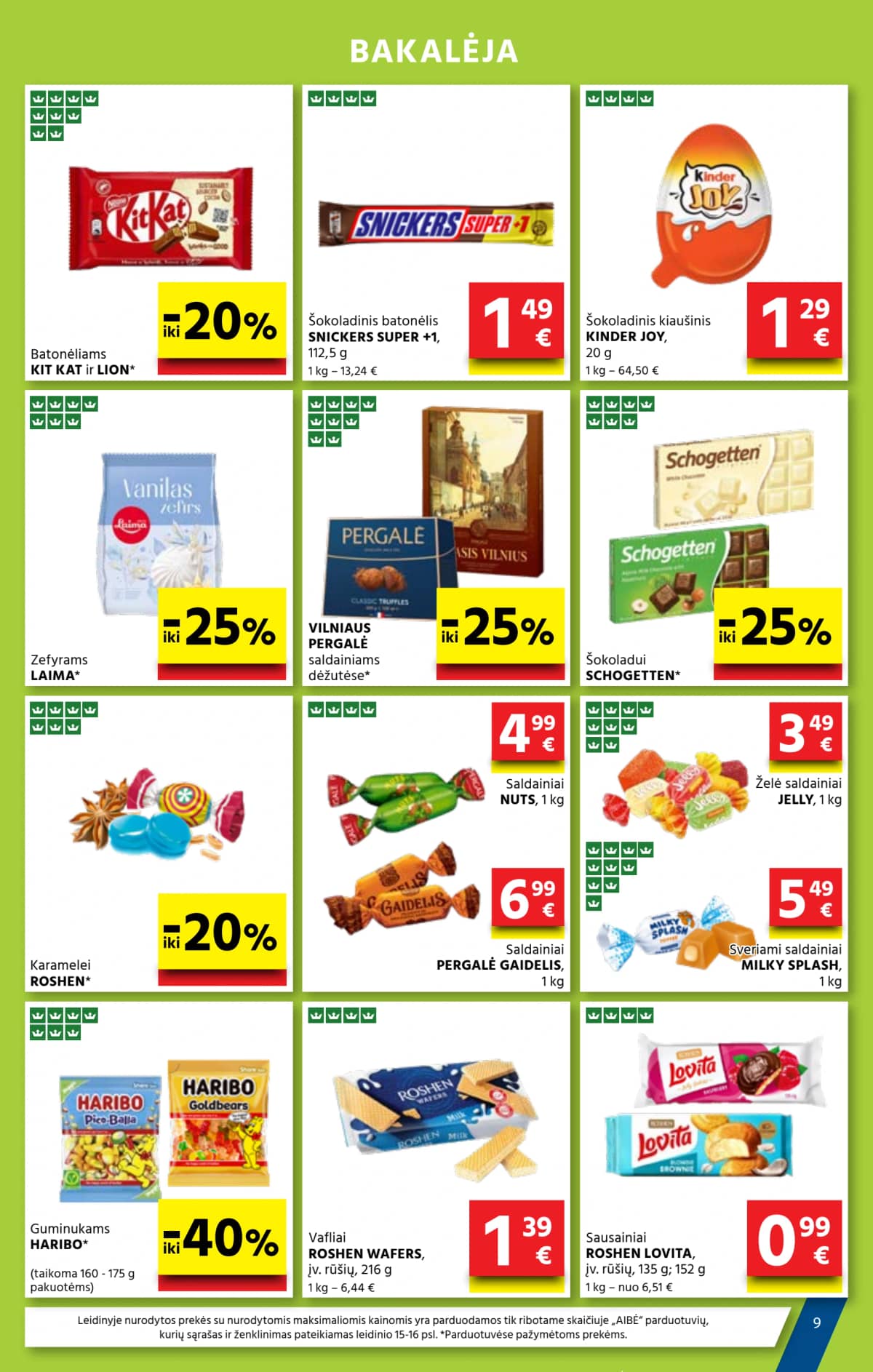 Aibė - AIBĖ akcijų Leidinys Nr. 19 | 2025-10-02 - 2025-10-14 9 puslapis