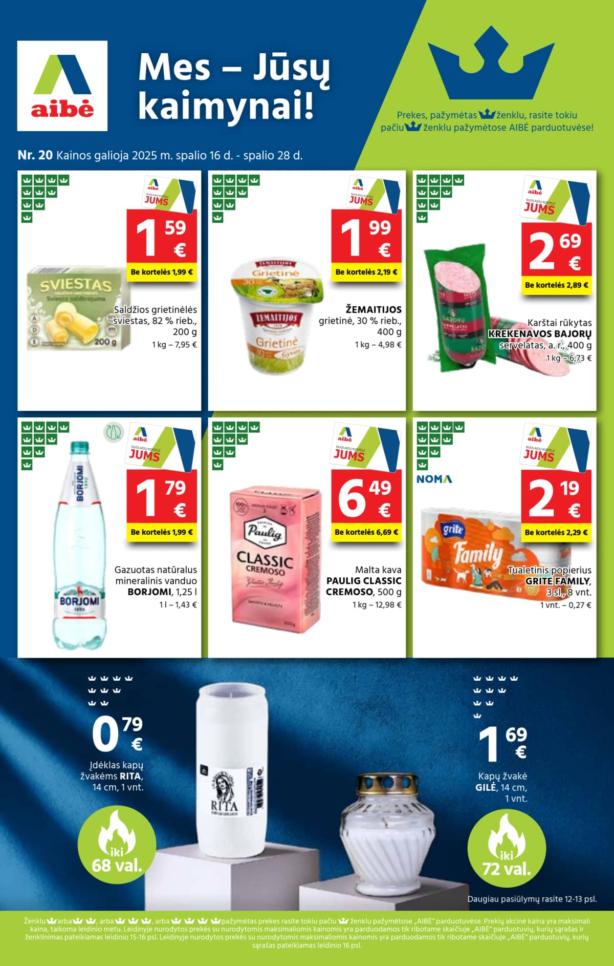 Aibė - Aibė. Leidinys Nr.20 (2025.10.16 - 2025.10.28) 1 puslapis
