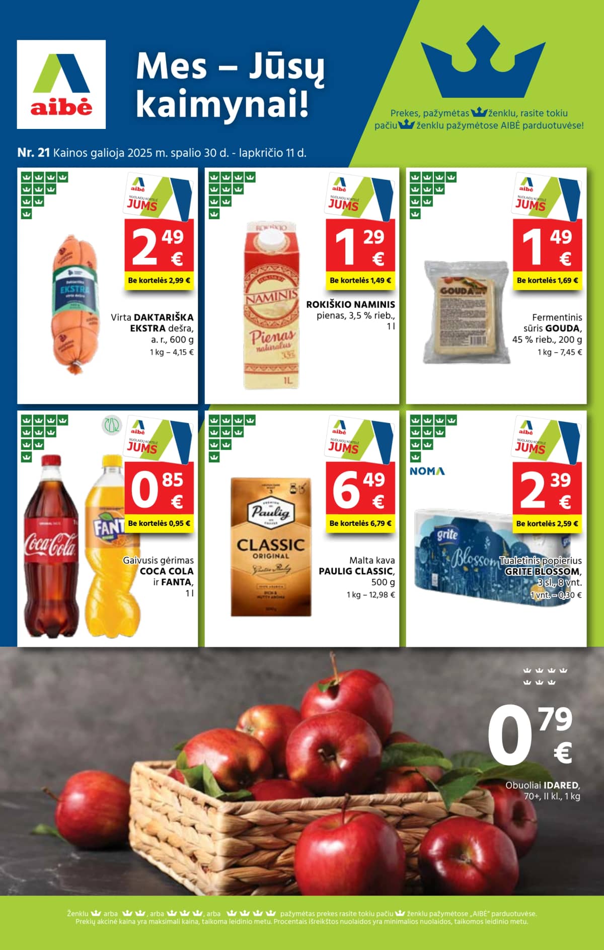 Aibė - Aibė akcijų Leidinys Nr. 21 | 2025-10-30 - 2025-11-11 1 puslapis